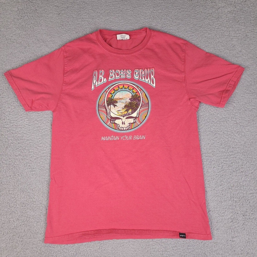 Techstyles T-Shirt Mens Small Grateful Dead Maintain Your Brain PB Boys Club